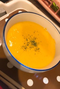 ハンドミキサー要らず 簡単かぼちゃスープ