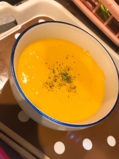 ハンドミキサー要らず 簡単かぼちゃスープの写真