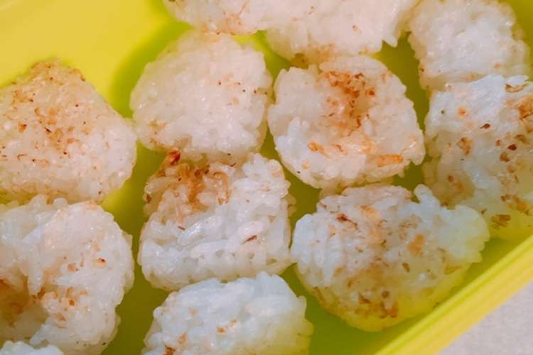 簡単 1口焼きおにぎり 離乳食完了期 レシピ 作り方 By ゆちゃん ゆちゃん クックパッド 簡単おいしいみんなのレシピが359万品