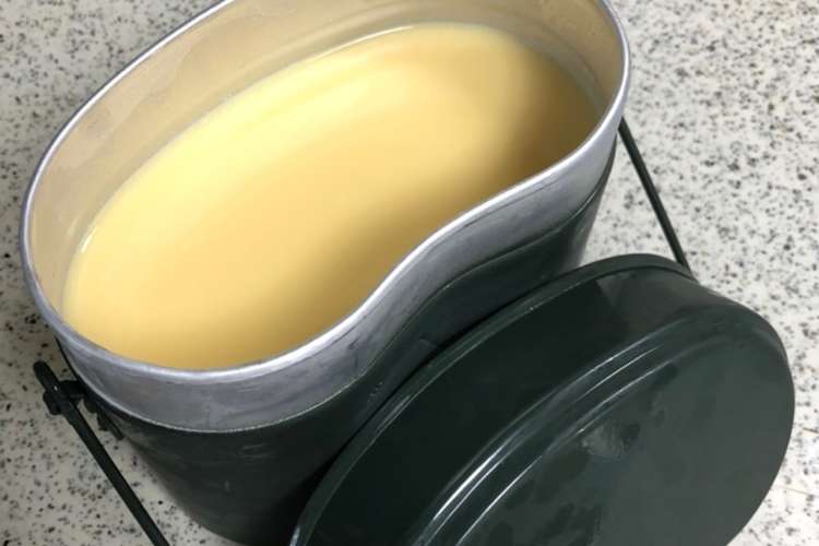 飯ごうプリン qやキャンプなどに レシピ 作り方 By なーすく クックパッド 簡単おいしいみんなのレシピが371万品