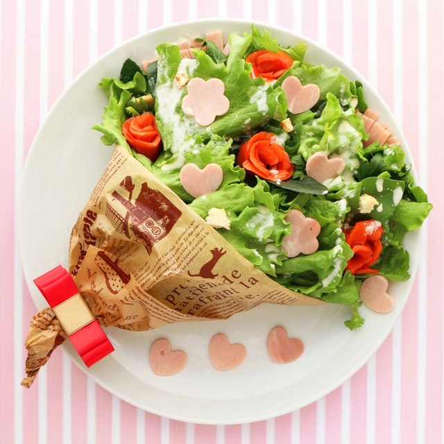 母の日に感謝を込めて ブーケサラダ レシピ 作り方 By 内堀醸造 クックパッド 簡単おいしいみんなのレシピが354万品