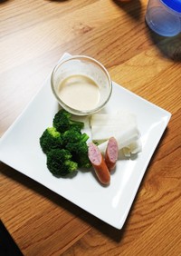野菜パクパク◇豆乳味噌のディップソース