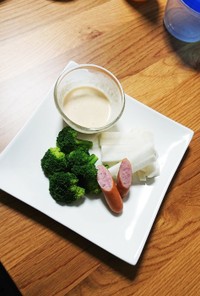 野菜パクパク◇豆乳味噌のディップソース