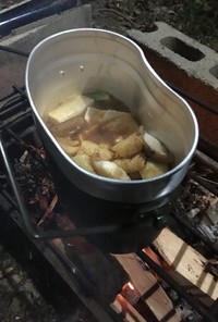 超簡単　豚キムチ鍋