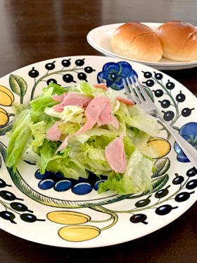 水切りなし!レストランのレタスサラダ