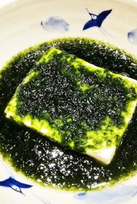 魚金の青海苔豆腐