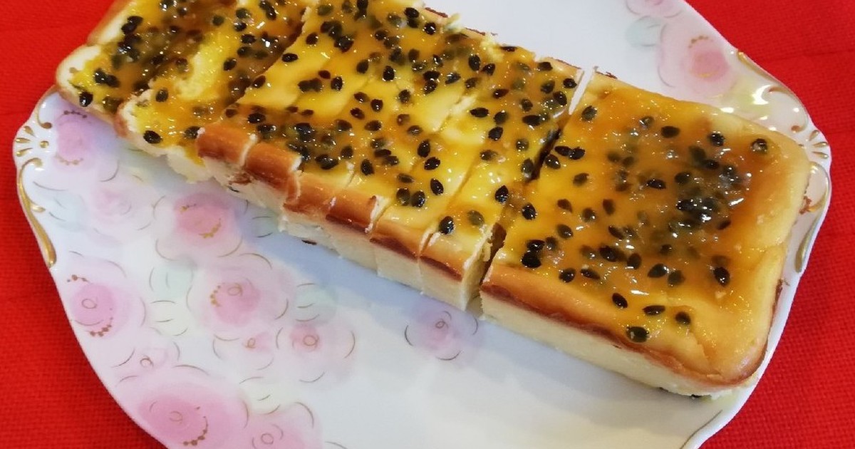 パッションフルーツのクリームチーズケーキ レシピ 作り方 By Yukarianne クックパッド