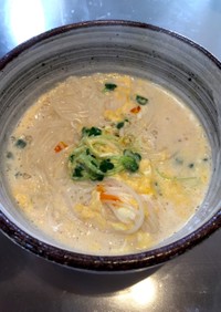 豆乳鶏温麺
