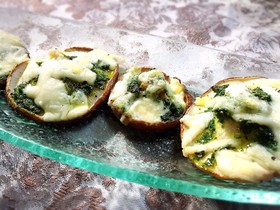 しいたけのパセリソースチーズ焼き