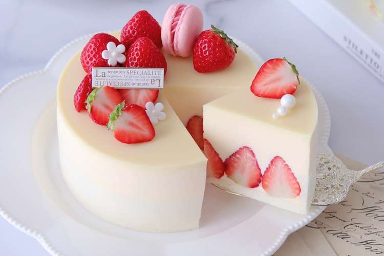 ホワイトチーズムースケーキ レシピ 作り方 By もえcafe クックパッド