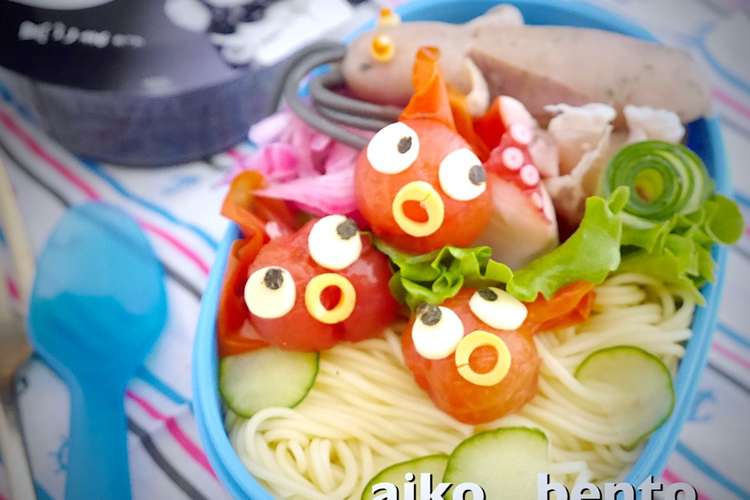 初心者向けちょー簡単 金魚のキャラ弁 レシピ 作り方 By 愛のキャラ弁大島愛子 クックパッド 簡単おいしいみんなのレシピが365万品