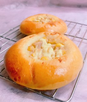 ふっくら✨ツナ コーンマヨのパン