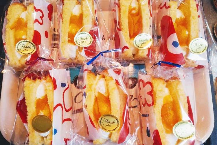 シフォンケーキのクリームチーズサンド レシピ 作り方 By Kumamokuma クックパッド 簡単おいしいみんなのレシピが352万品