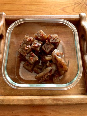 ピリ辛☆こんにゃく甘辛煮