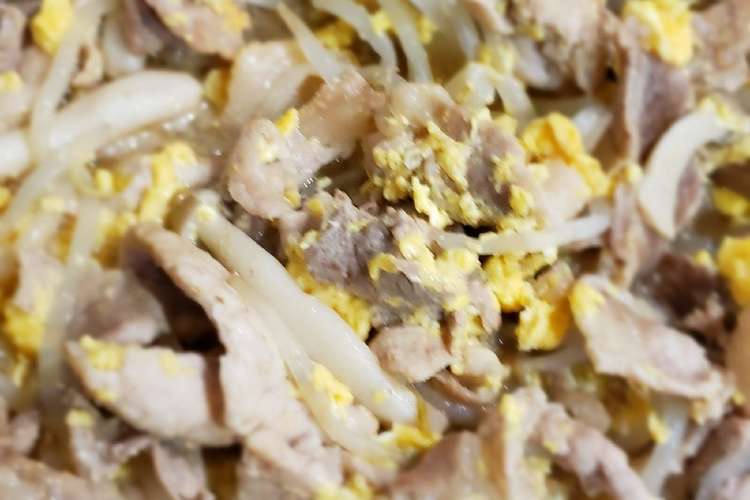 豚肉ともやしの卵炒め レシピ 作り方 By ハロー ママ クックパッド