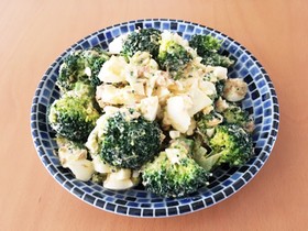 簡単!ブロッコリーと卵のわさび醤油サラダ