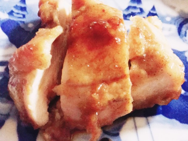 鶏むね肉のの照り焼き風