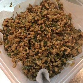 セロリぶたそぼろ