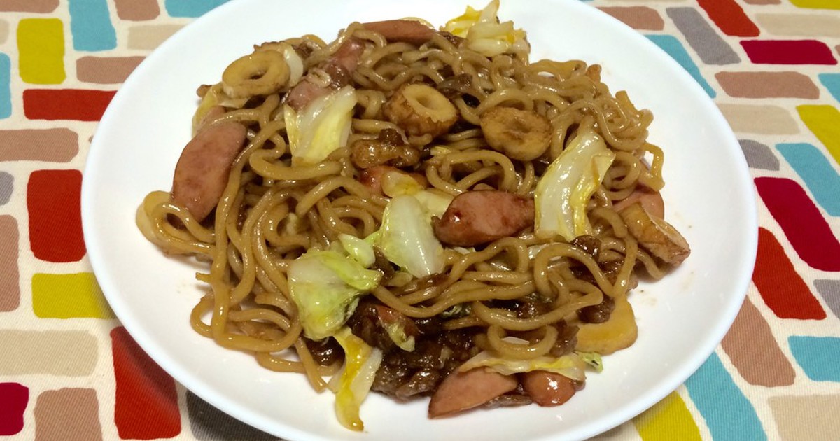 超簡単 1人前 小腹がすいたら焼きそば レシピ 作り方 By Calimero クックパッド