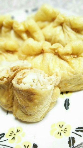 ✿簡単♪美味♪ヘルシー♪油揚げ巾着煮✿