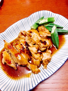 照り焼きチキン 鉄板です!