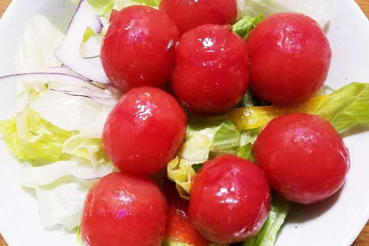 だしまろ酢de作るミニトマトのマリネ レシピ 作り方 By Blue Sky クックパッド 簡単おいしいみんなのレシピが350万品