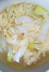 味覇で作る卵スープ