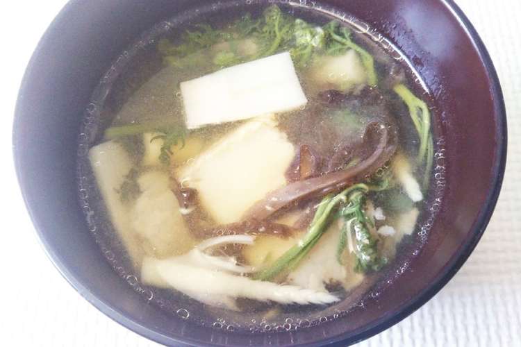 山形のこだわり山菜汁 味噌汁 レシピ 作り方 By あさみ クックパッド 簡単おいしいみんなのレシピが361万品