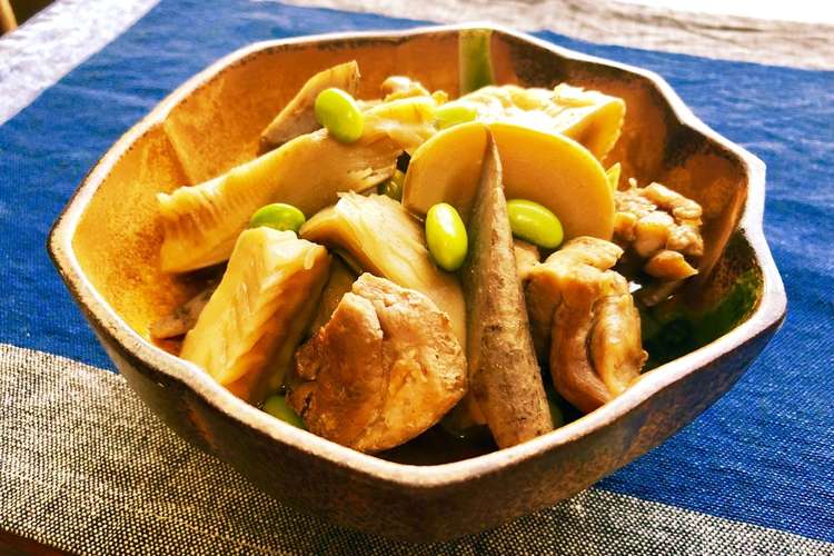 筍と鶏もも肉 ごぼうの煮物 レシピ 作り方 By お料理ニャロメ クックパッド 簡単おいしいみんなのレシピが354万品