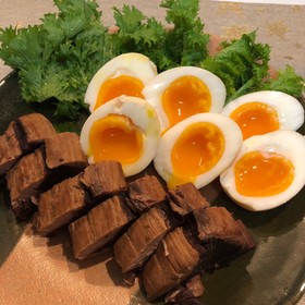まぐろチャーシュー&トロトロ煮卵