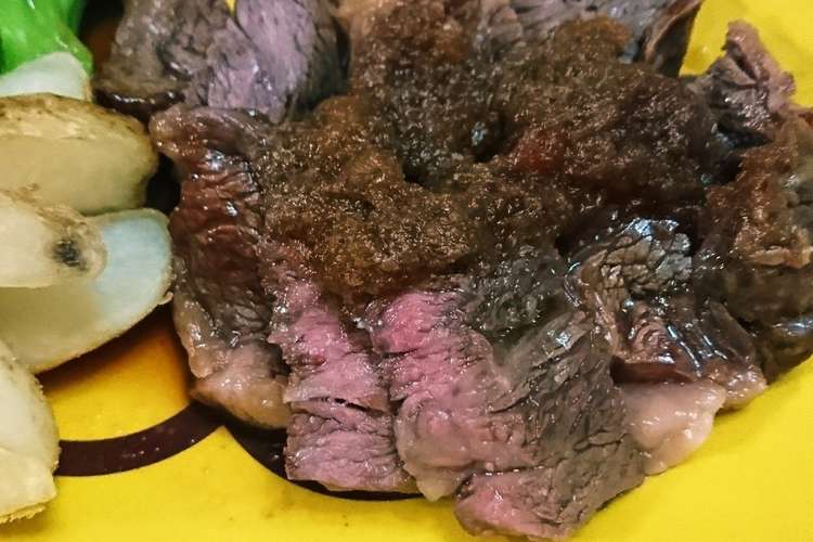 安 い牛肉で柔らかステーキ レシピ 作り方 By はづきっち クックパッド