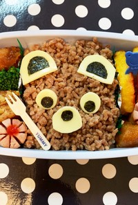 JKが作った「そぼろでくまさん弁当」