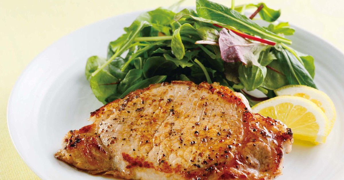 豚肉のグリル レモン＆タイム大麦添え レシピ