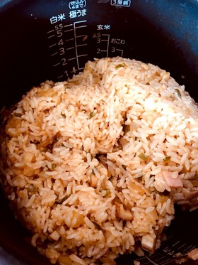 残りご飯でケチャップライス