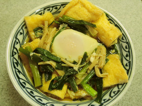 油揚げの玉子巣ごもり