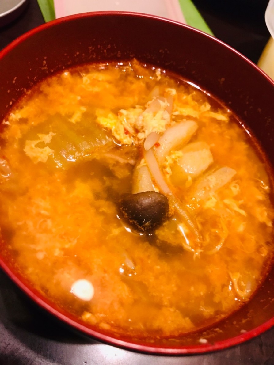 簡単美味なキムチスープ♡の画像