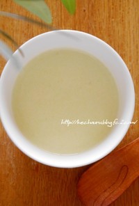 空豆の冷製スープ