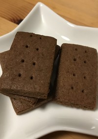 ライ麦を使ったサクサクチョコクッキー