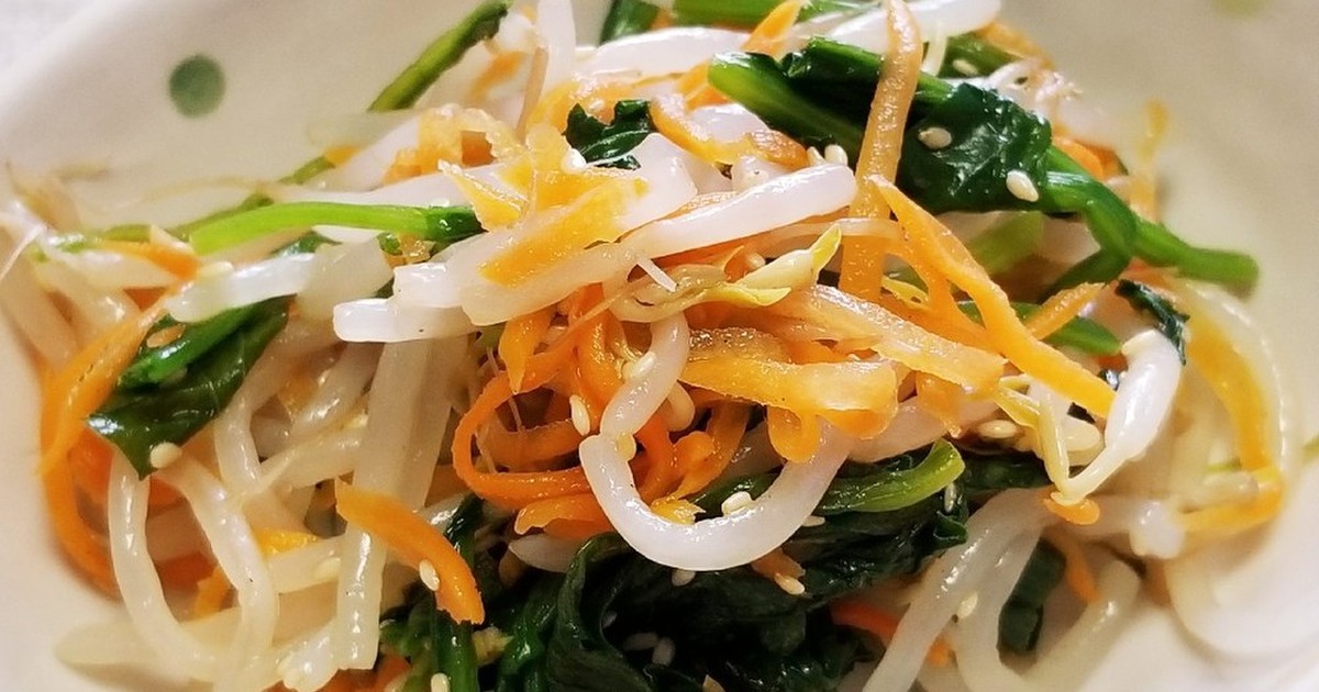 ☆副菜に彩り綺麗な♪三色ナムル☆ by さっぽママ 【クックパッド】 簡単おいしいみんなのレシピが356万品