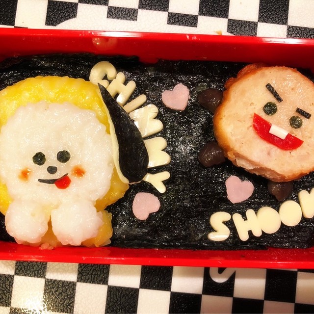 Bt21 簡単可愛い キャラ弁 No 2 レシピ 作り方 By マオジロウ クックパッド 簡単おいしいみんなのレシピが360万品