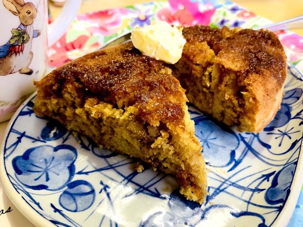 炊飯器にお任せ♪黒糖くるみケーキ