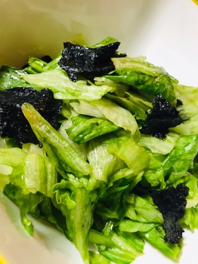 レタスとのりのやみつきサラダ♡簡単!!