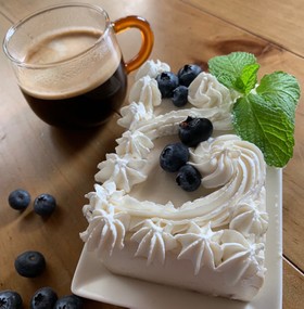 ブルーベリーヨーグルトdeチーズケーキ
