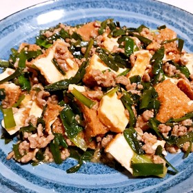厚揚げの麻婆豆腐風炒め