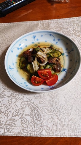 豆あじの南蛮漬け