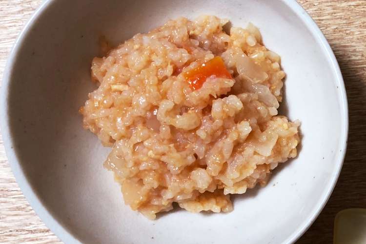 トマトジュースで 離乳食炊き込みご飯 レシピ 作り方 By Bokumeshi クックパッド 簡単おいしいみんなのレシピが360万品