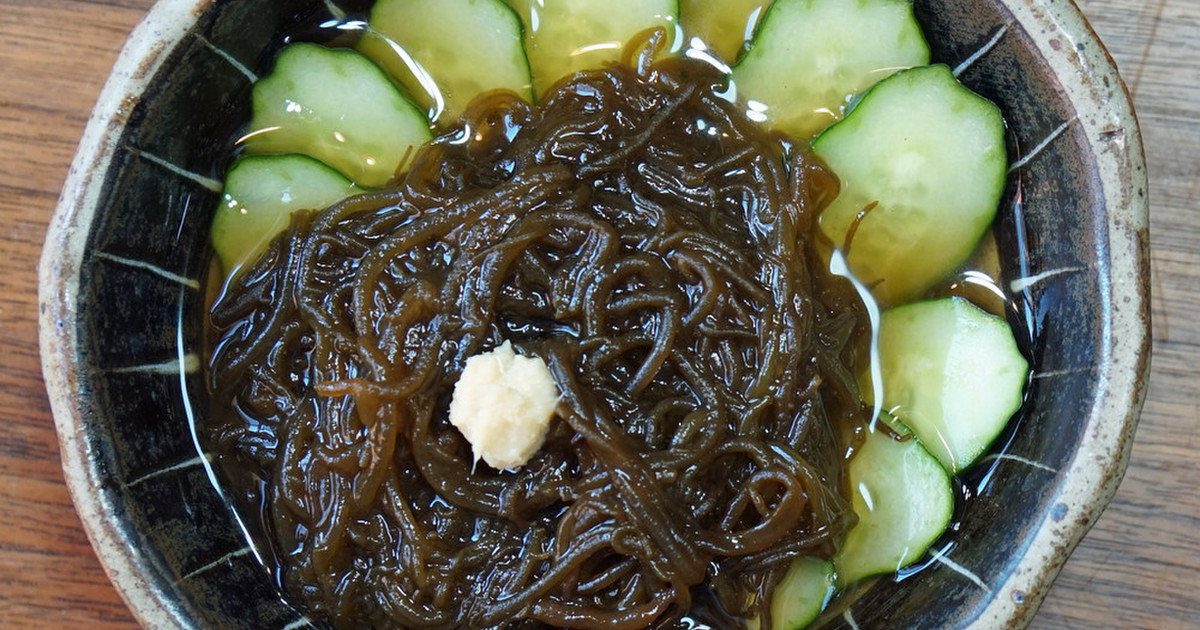 もずくの酢の物沖縄風 レシピ 作り方 By おでのおでん クックパッド 簡単おいしいみんなのレシピが357万品