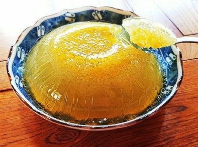 自家製柚子酵素deコラーゲン柚子ゼリーの写真