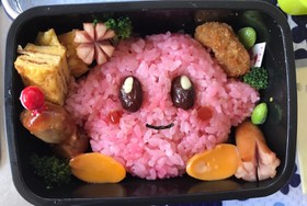 赤飯でカービィ☆