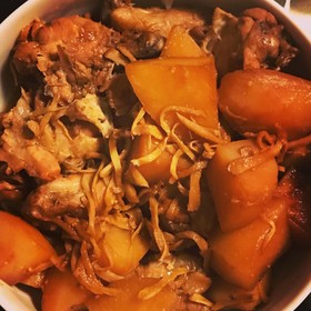 簡単☆圧力鍋で鶏手羽元さっぱり肉じゃが